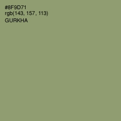 #8F9D71 - Gurkha Color Image