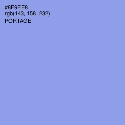 #8F9EE8 - Portage Color Image