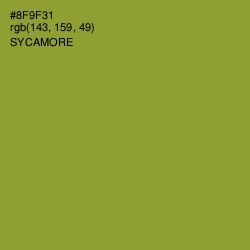 #8F9F31 - Sycamore Color Image