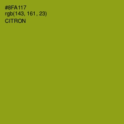 #8FA117 - Citron Color Image