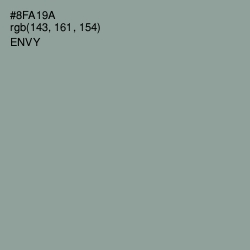 #8FA19A - Envy Color Image