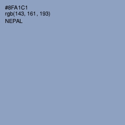 #8FA1C1 - Nepal Color Image