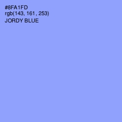 #8FA1FD - Jordy Blue Color Image