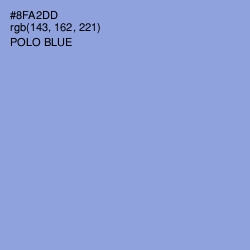 #8FA2DD - Polo Blue Color Image