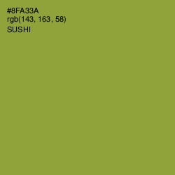 #8FA33A - Sushi Color Image