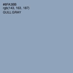 #8FA3BB - Gull Gray Color Image