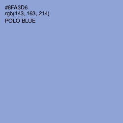 #8FA3D6 - Polo Blue Color Image