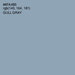 #8FA4B5 - Gull Gray Color Image