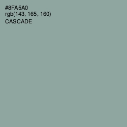 #8FA5A0 - Cascade Color Image