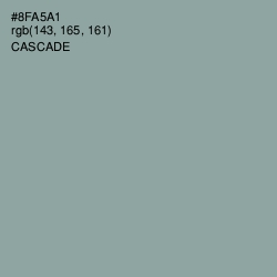 #8FA5A1 - Cascade Color Image