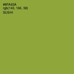 #8FA63A - Sushi Color Image