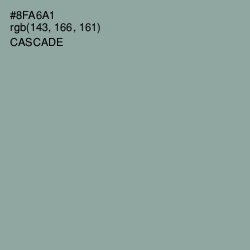 #8FA6A1 - Cascade Color Image