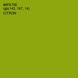 #8FA70E - Citron Color Image