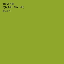 #8FA72B - Sushi Color Image