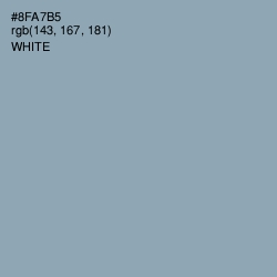 #8FA7B5 - Gull Gray Color Image