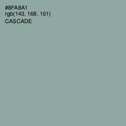 #8FA8A1 - Cascade Color Image