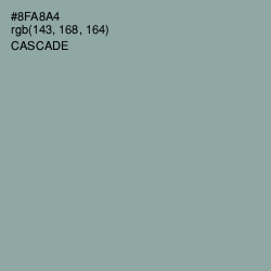 #8FA8A4 - Cascade Color Image