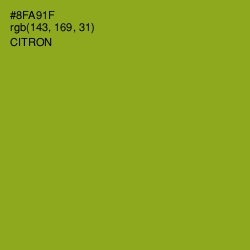 #8FA91F - Citron Color Image