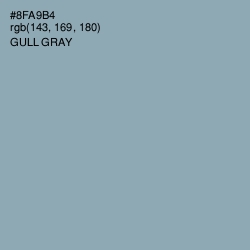 #8FA9B4 - Gull Gray Color Image