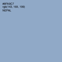 #8FA9C7 - Nepal Color Image