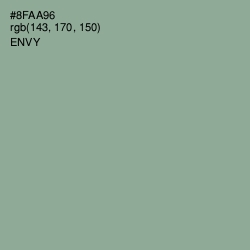 #8FAA96 - Envy Color Image