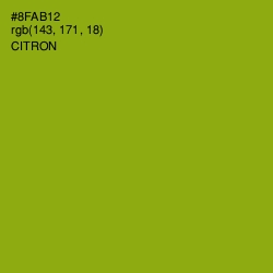 #8FAB12 - Citron Color Image