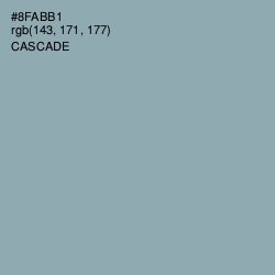 #8FABB1 - Cascade Color Image