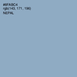 #8FABC4 - Nepal Color Image