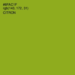 #8FAC1F - Citron Color Image