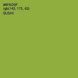 #8FAD3F - Sushi Color Image