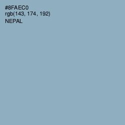#8FAEC0 - Nepal Color Image