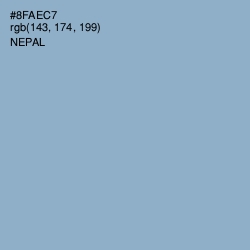 #8FAEC7 - Nepal Color Image