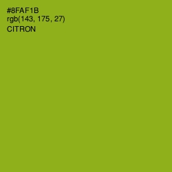 #8FAF1B - Citron Color Image