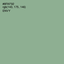 #8FAF92 - Envy Color Image