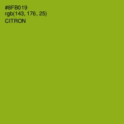#8FB019 - Citron Color Image