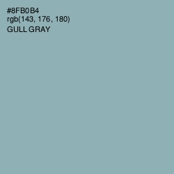 #8FB0B4 - Gull Gray Color Image