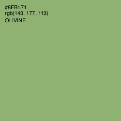 #8FB171 - Olivine Color Image