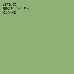#8FB175 - Olivine Color Image