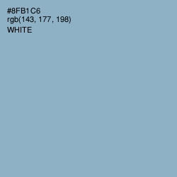 #8FB1C6 - Glacier Color Image