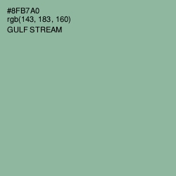 #8FB7A0 - Gulf Stream Color Image