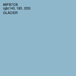 #8FB7CB - Glacier Color Image
