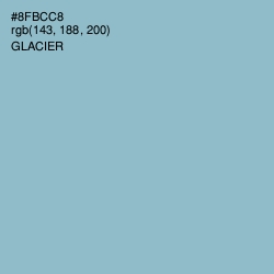 #8FBCC8 - Glacier Color Image