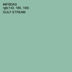 #8FBDA9 - Gulf Stream Color Image