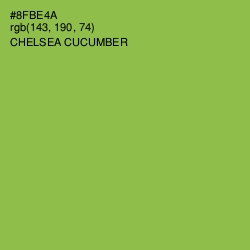#8FBE4A - Chelsea Cucumber Color Image