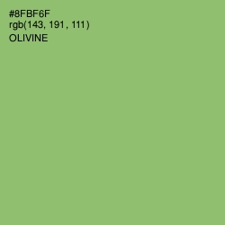 #8FBF6F - Olivine Color Image