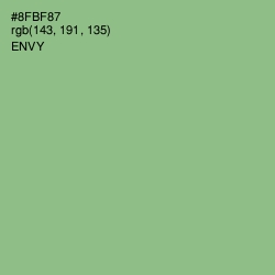 #8FBF87 - Envy Color Image