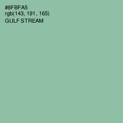 #8FBFA5 - Gulf Stream Color Image