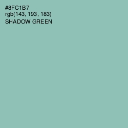 #8FC1B7 - Shadow Green Color Image