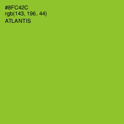 #8FC42C - Atlantis Color Image