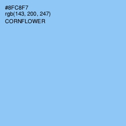 #8FC8F7 - Cornflower Color Image